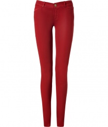 Embrace the seasons love for luxe color with Current Elliotts contemporary coated jean-leggings - Four-pocket style, zip fly, button closure, belt loops - Extra form-fitting - Pair with tissue tees and dramatic fur coats, or go for a more casual look with a knit tops and wedges Embrace the seasons love for luxe color with Current Elliotts contemporary coated jean-leggings - Four-pocket style, zip fly, button closure, belt loops - Extra form-fitting - Pair with tissue tees and dramatic fur coats, or go for a more casual look with a knit tops and wedges