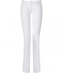 Perfect for pairing with brightly printed tops, Roberto Cavallis cutout detailed jeans are as sultry as they are stylish - Classic five-pocket style, zip fly, button closure, belt loops - Slim, straight leg - Wear with a printed top and sleek black heels Perfect for pairing with brightly printed tops, Roberto Cavallis cutout detailed jeans are as sultry as they are stylish - Classic five-pocket style, zip fly, button closure, belt loops - Slim, straight leg - Wear with a printed top and sleek black heels