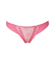 Stylish panty in fine, pink synthetic - Particularly comfortable thanks to the stretch content - Artistry model by designer and supermodel Elle MacPherson - Luxurious lace look - Wiith a fine satin band running through and cute little bows - Perfect, snug fit and moderately wide hipband - Sweet, sexy, seductive - Fits under (almost) all outfits Stylish panty in fine, pink synthetic - Particularly comfortable thanks to the stretch content - Artistry model by designer and supermodel Elle MacPherson - Luxurious lace look - Wiith a fine satin band running through and cute little bows - Perfect, snug fit and moderately wide hipband - Sweet, sexy, seductive - Fits under (almost) all outfits