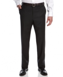 Every man's must-have. Get these classic black pants from Lauren by Ralph Lauren for a style you can wear forever. Every man's must-have. Get these classic black pants from Lauren by Ralph Lauren for a style you can wear forever.