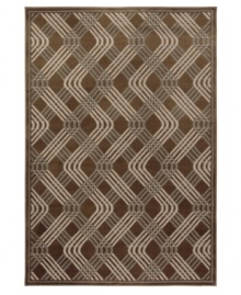Purely Art Deco in inspiration, the Tribecca area rug boasts a layered, wavy design of natural, captivating color and depth. Woven of soft polypropylene for superior stain resistance and durability. (Clearance) Purely Art Deco in inspiration, the Tribecca area rug boasts a layered, wavy design of natural, captivating color and depth. Woven of soft polypropylene for superior stain resistance and durability. (Clearance)