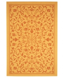 Indoors or out, this beautiful rug offers lasting elegance and durability. Safavieh's enhanced polypropylene fibers create a resilient construction that withstands the elements outside or the heavy foot traffic in your busy family room. Indoors or out, this beautiful rug offers lasting elegance and durability. Safavieh's enhanced polypropylene fibers create a resilient construction that withstands the elements outside or the heavy foot traffic in your busy family room.