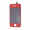 LCD Touch Screen Assembly with Bezel Frame for iPhone 4/4S GSM Version Red. Christmas Shopping, 4% off plus free Christmas Stocking and Christmas Hat!