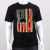 If your feeling patriotic then slip on this soft and stylish tee from PUMA. This pre-shrunk men's t-shirt features a vintage styled flag graphic on front with a ribbed crew neck and short sleeves. 100% Cotton. Machine wash. Imported.