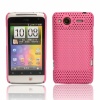 Mesh Plastic Hard Case for HTC Salsa G15 Peach Red. Christmas Shopping, 4% off plus free Christmas Stocking and Christmas Hat!