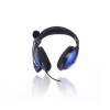 SM-770mv Headphone Headset Microphone Black and Blue. Christmas Shopping, 4% off plus free Christmas Stocking and Christmas Hat!
