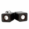 E1988 Rotary Design Mini Speaker Black (USB/3.5mm Jack). Christmas Shopping, 4% off plus free Christmas Stocking and Christmas Hat!
