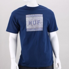Create a classic summer time look with this men's t-shirt. Features a ribbed crew neck & printed tile logo graphic. 100% Cotton. Machine Wash. Made in USA.