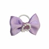 Purple Ribbon Headdress Flower for Dog Cat Pet. Christmas Shopping, 4% off plus free Christmas Stocking and Christmas Hat!